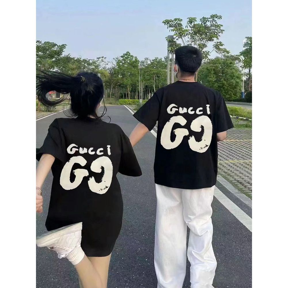 【GUCCI旗艦店】（グッチ）クラシックでスタイリッシュな半袖スウェットシャツ00385