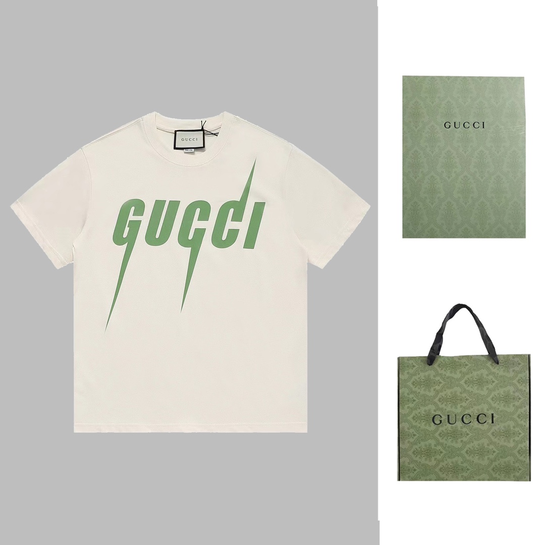 【GUCCI旗艦店】（グッチ）クラシックでスタイリッシュな半袖スウェットシャツ00455