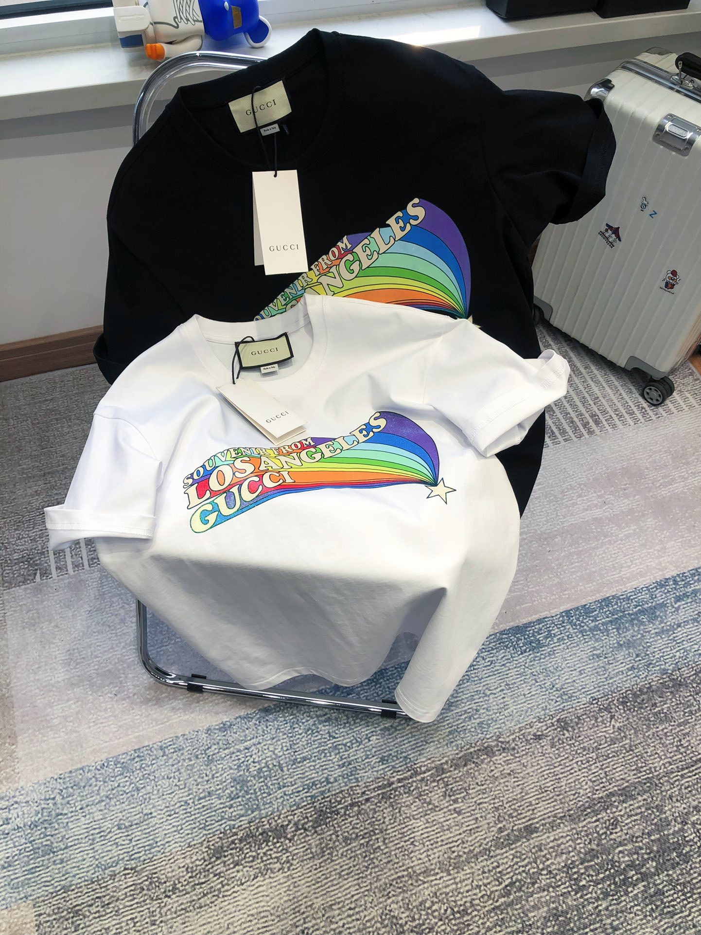 【GUCCI旗艦店】（グッチ）クラシックでスタイリッシュな半袖スウェットシャツ00627