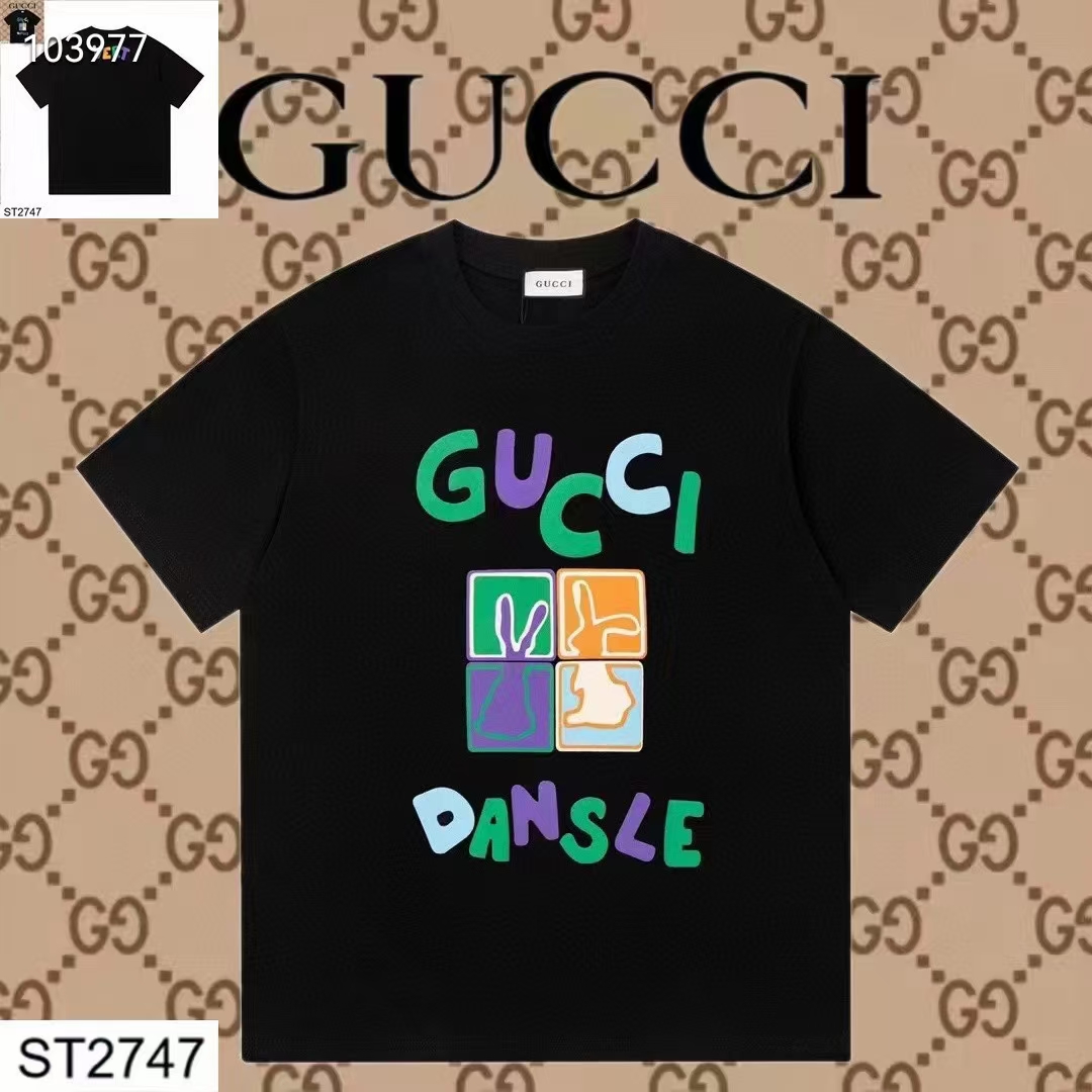 【GUCCI旗艦店】（グッチ）クラシックでスタイリッシュな半袖スウェットシャツ01131