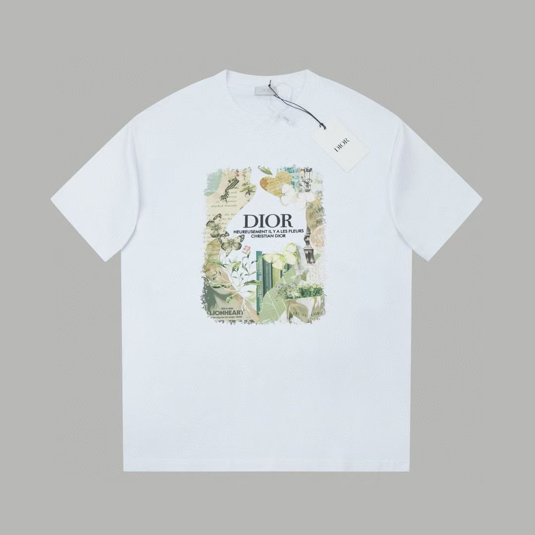 【DIOR旗艦店】（ディオール）クラシックでスタイリッシュな半袖スウェットシャツ00266