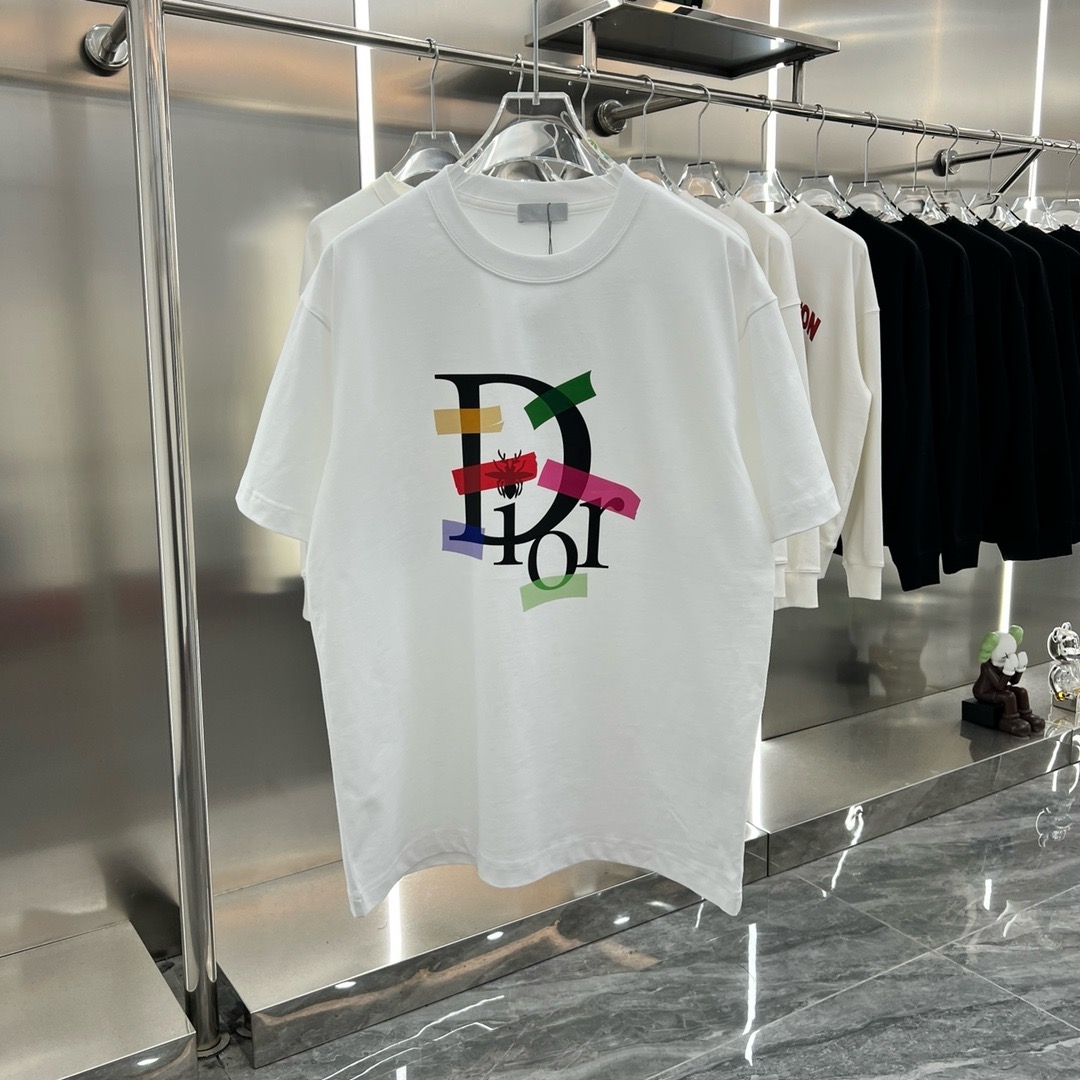 【DIOR旗艦店】（ディオール）クラシックでスタイリッシュな半袖スウェットシャツ01314