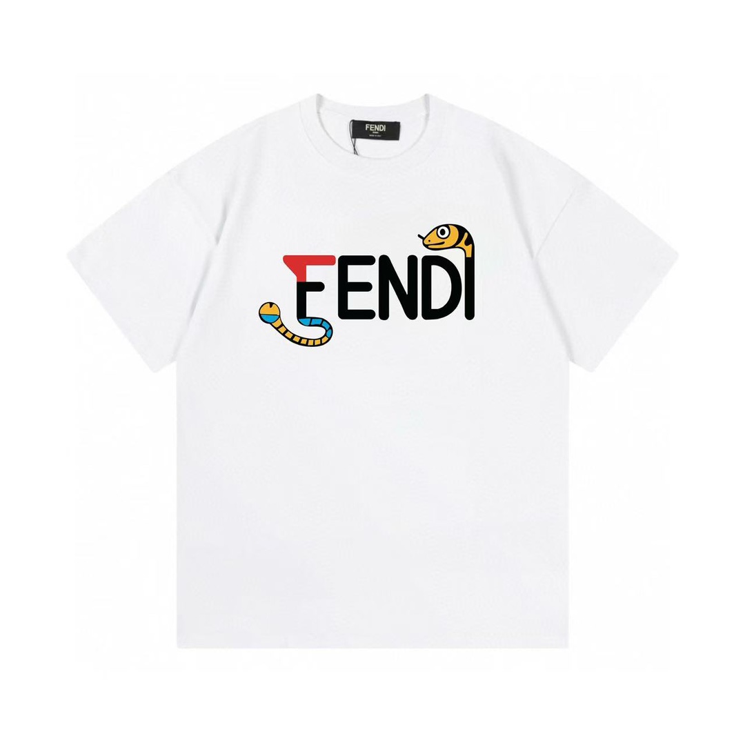 【Fendi旗艦店】（フェンディ）クラシックでスタイリッシュな半袖スウェットシャツ00359