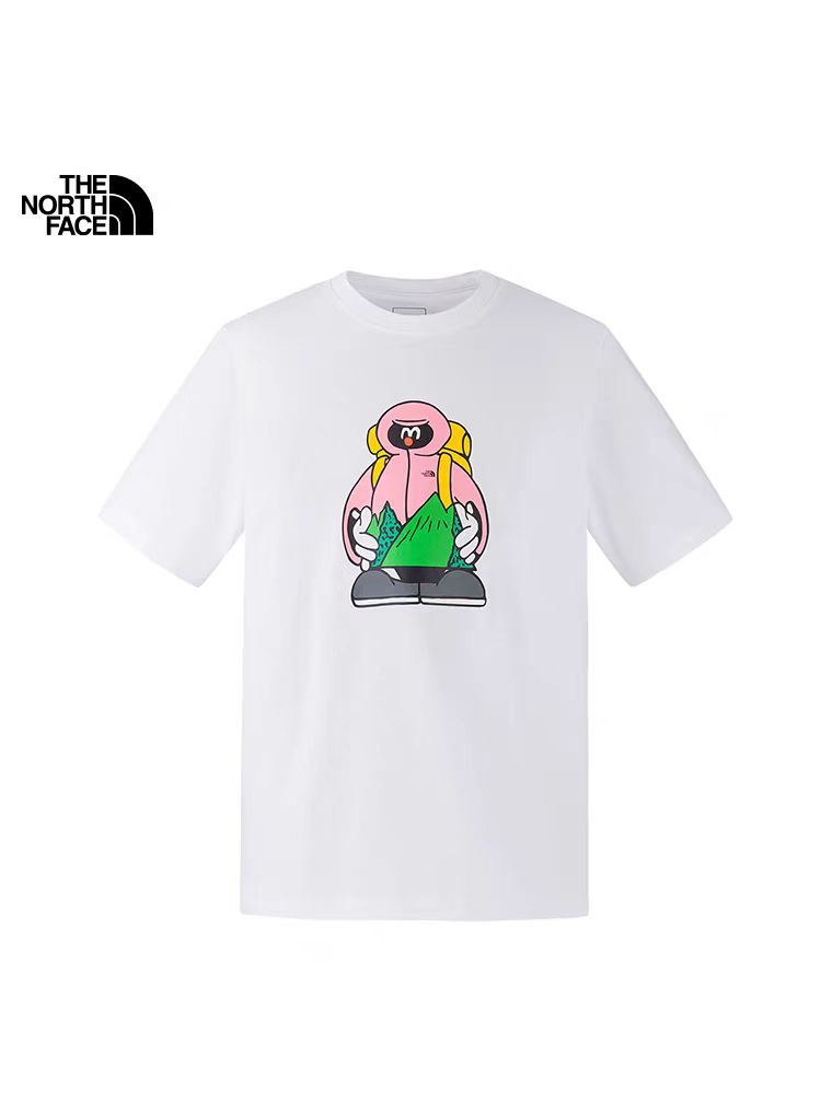 【The North Face旗艦店】（ザ・ノース・フェイス）クラシックでスタイリッシュな半袖スウェットシャツ00319