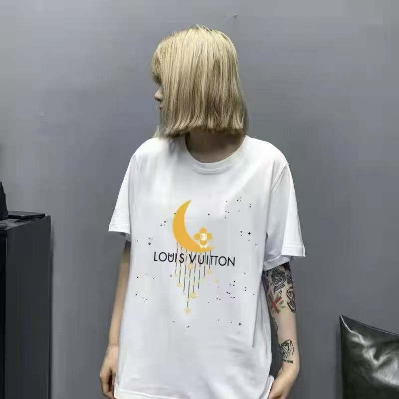 【LV旗艦店】（ルイ・ヴィトン）クラシックでスタイリッシュな半袖スウェットシャツ00112