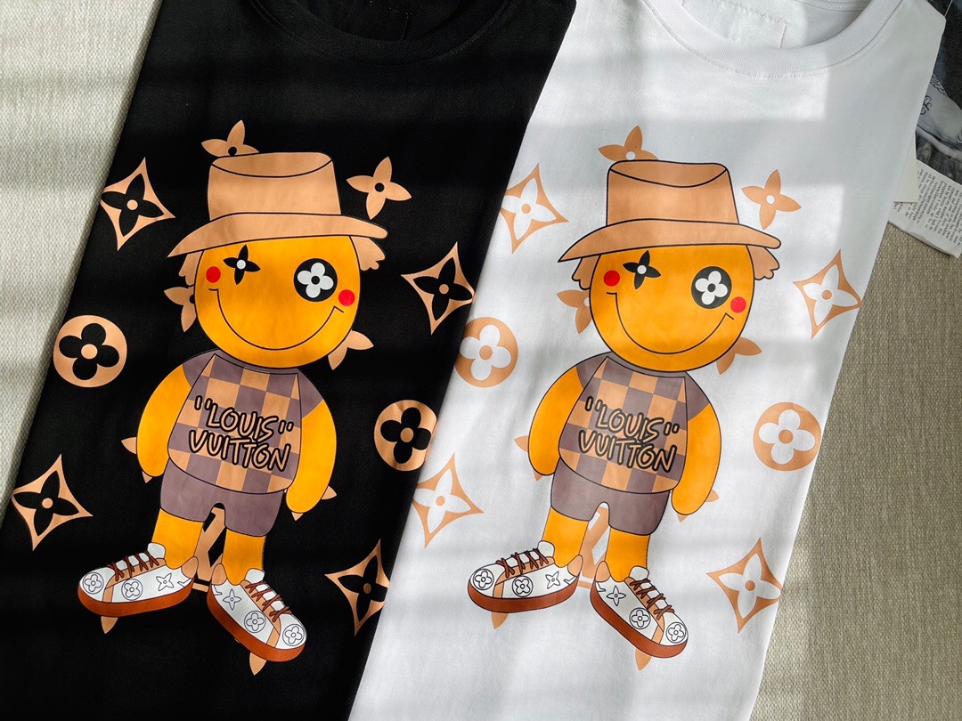 【LV旗艦店】（ルイ・ヴィトン）クラシックでスタイリッシュな半袖スウェットシャツ00302