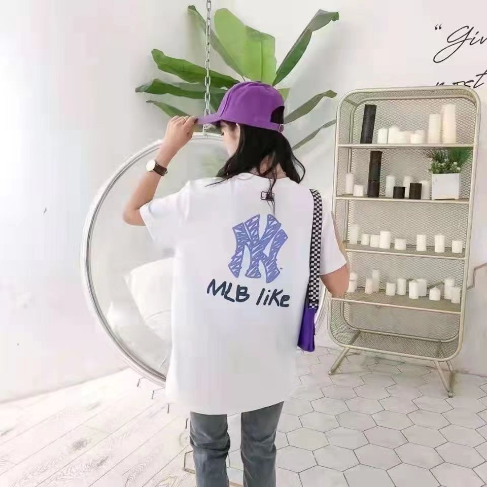 【MLB旗艦店】（エムエルビー）クラシックでスタイリッシュな半袖スウェットシャツ00657