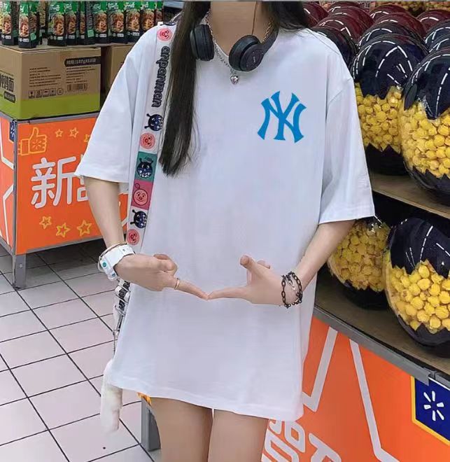 【MLB旗艦店】（エムエルビー）クラシックでスタイリッシュな半袖スウェットシャツ00658