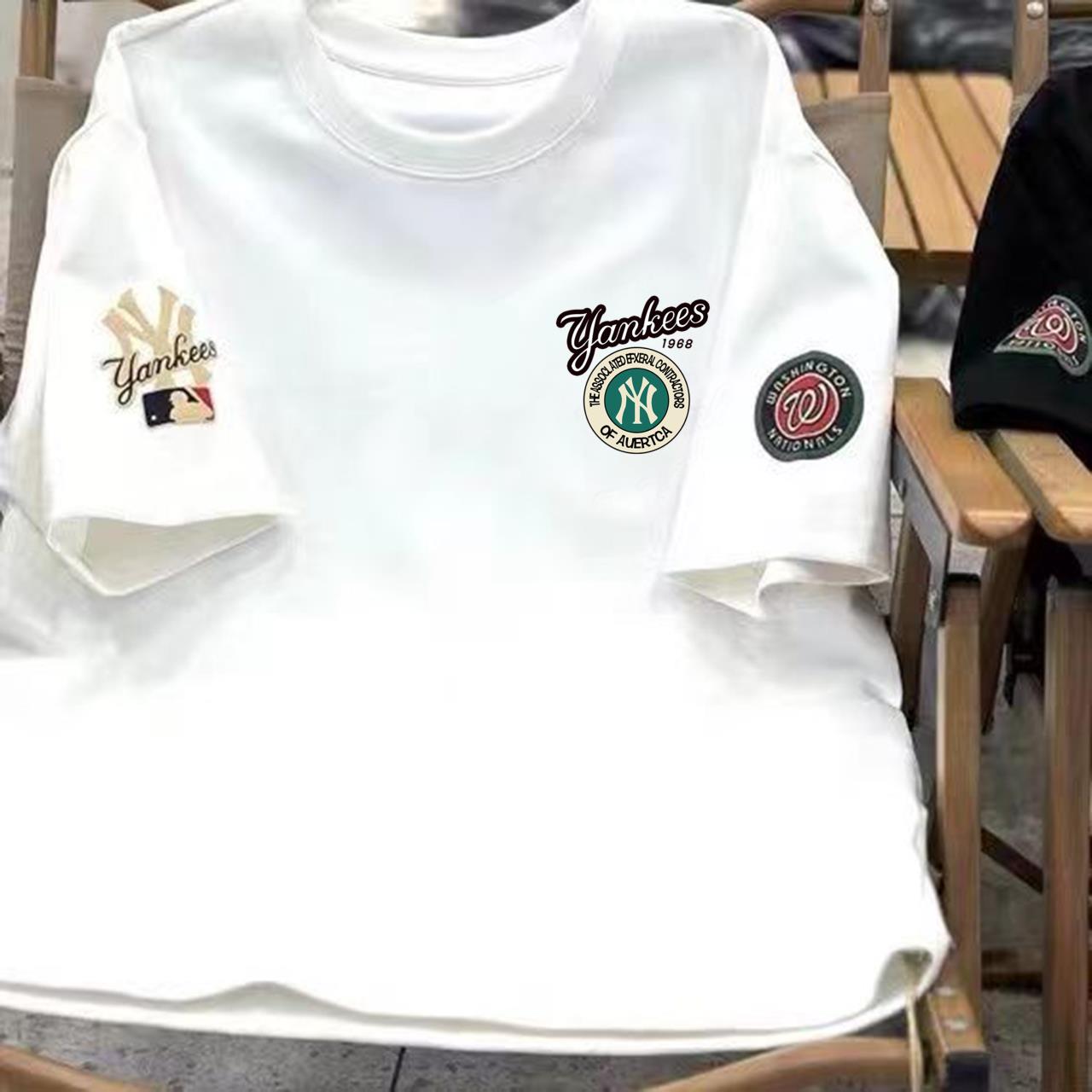 【MLB旗艦店】（エムエルビー）クラシックでスタイリッシュな半袖スウェットシャツ00661