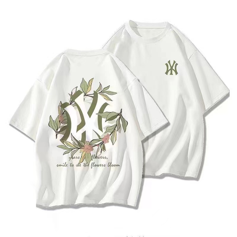 【MLB旗艦店】（エムエルビー）クラシックでスタイリッシュな半袖スウェットシャツ01597