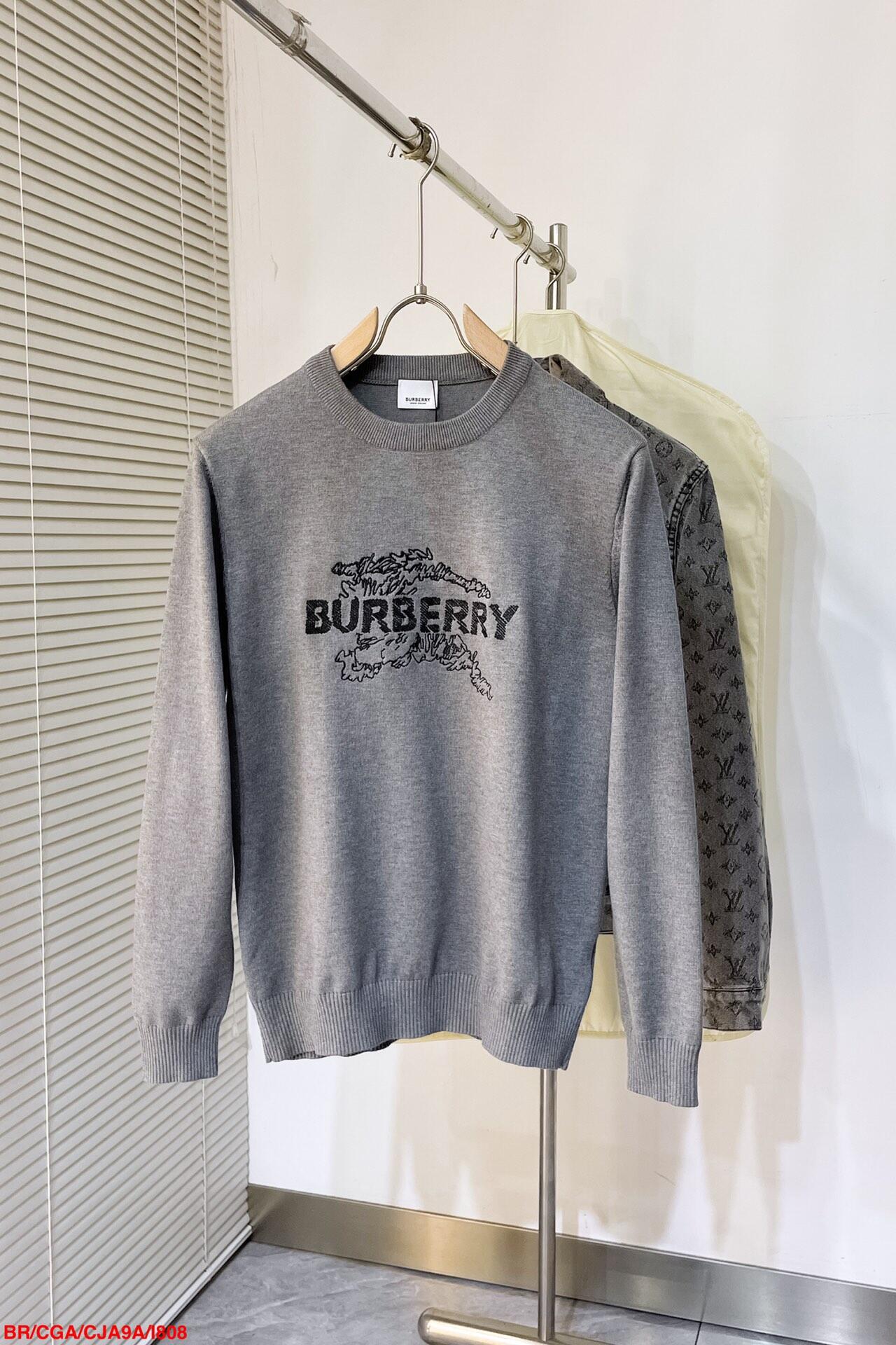 【BURBERRY旗艦店】（バーバリー）クラシックでスタイリッシュな長袖スウェットシャツ00042