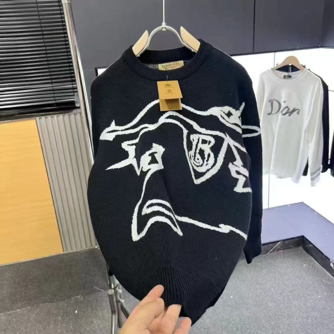 【BURBERRY旗艦店】（バーバリー）クラシックでスタイリッシュな長袖スウェットシャツ00074