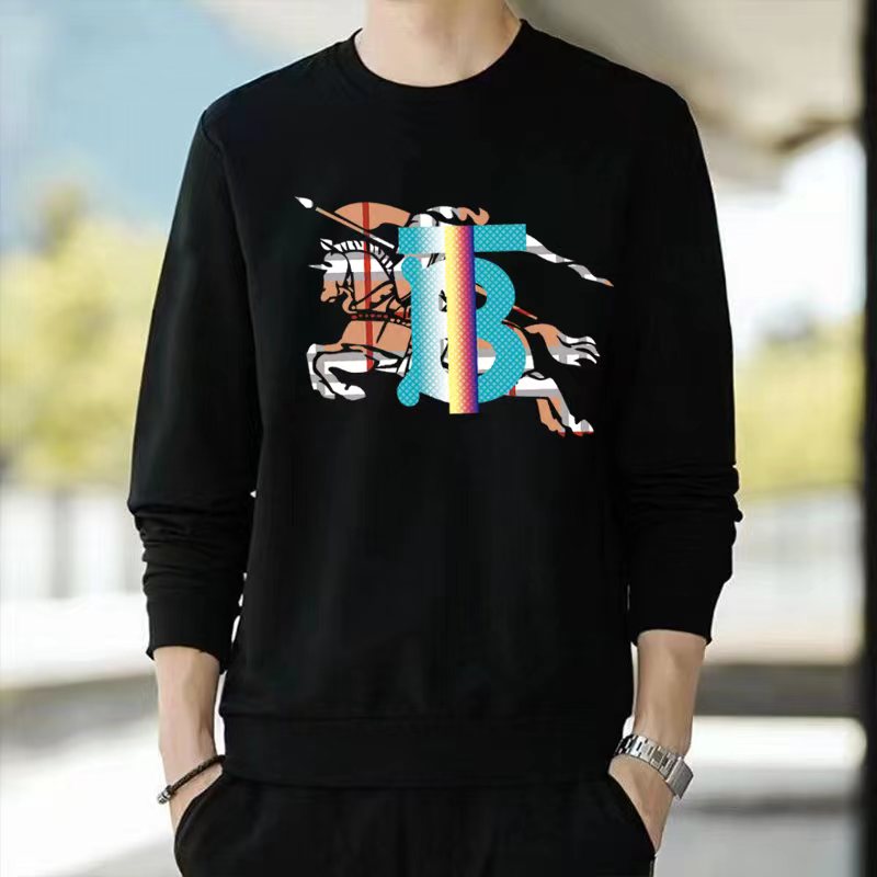 【BURBERRY旗艦店】（バーバリー）クラシックでスタイリッシュな長袖スウェットシャツ00648