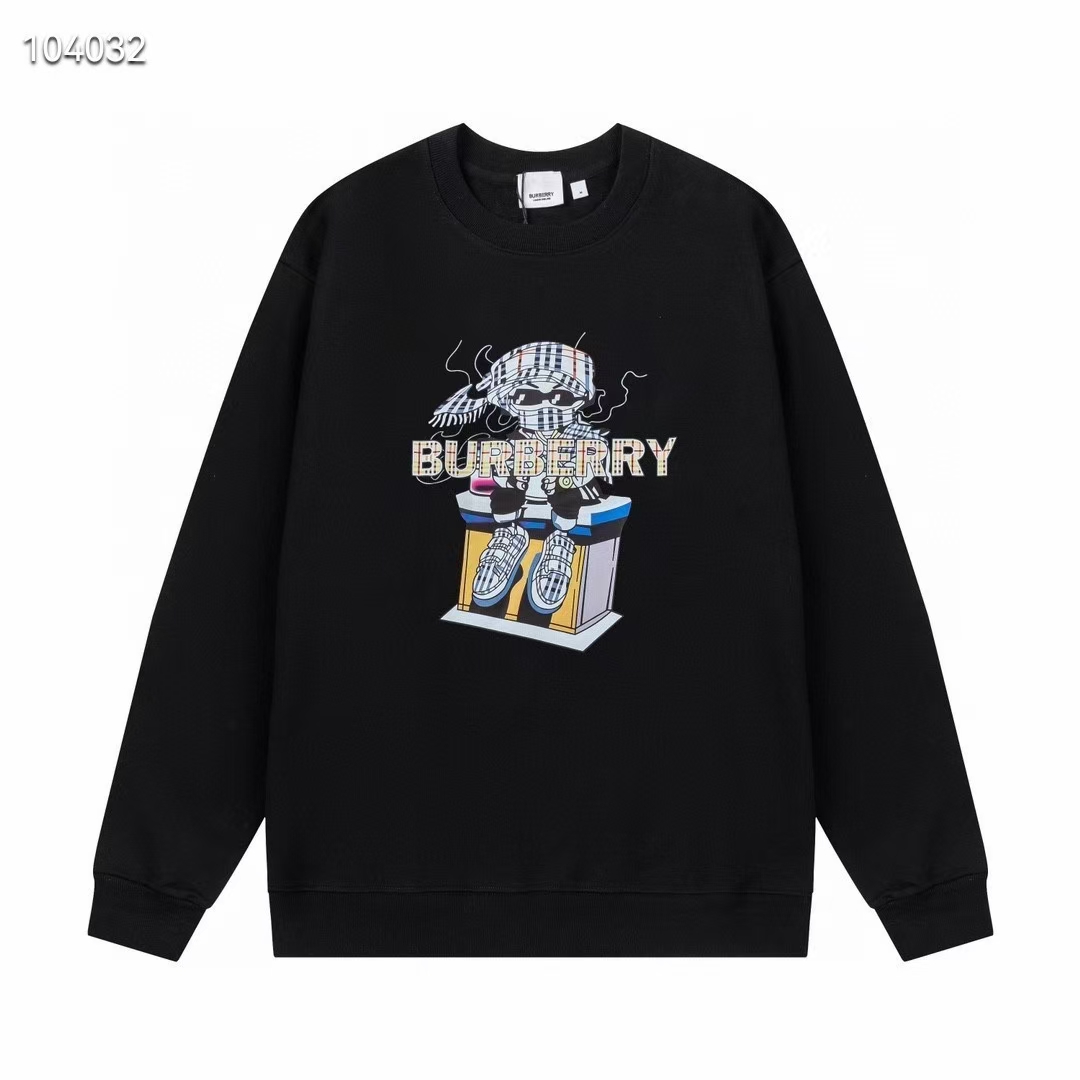 【BURBERRY旗艦店】（バーバリー）クラシックでスタイリッシュな長袖スウェットシャツ01133