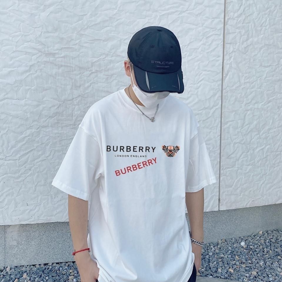 【BURBERRY旗艦店】（バーバリー）クラシックでスタイリッシュな半袖スウェットシャツ01846