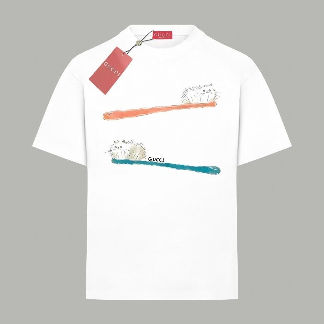 【GUCCI旗艦店】（グッチ）クラシックでスタイリッシュな半袖スウェットシャツ00113