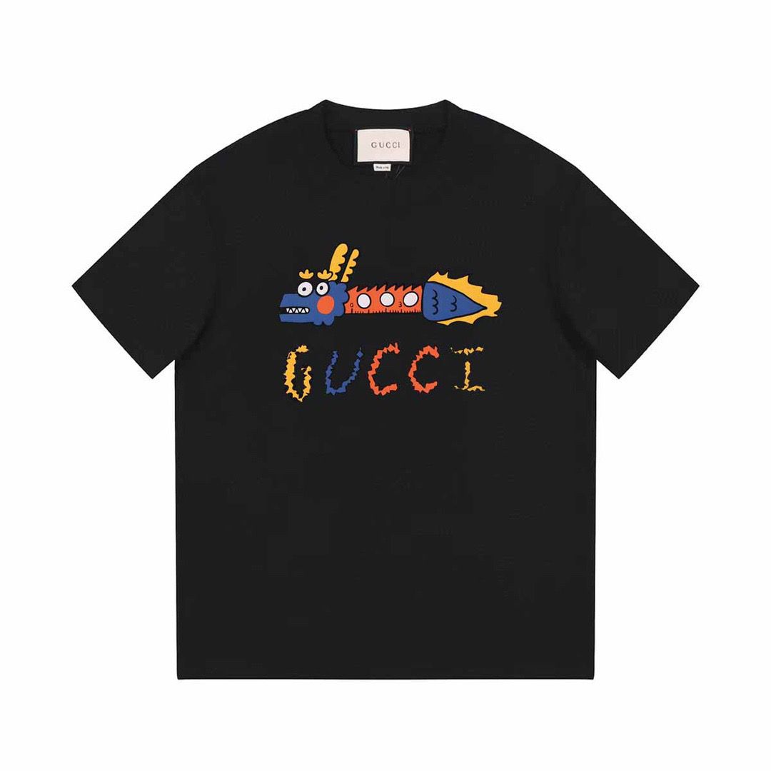 【GUCCI旗艦店】（グッチ）クラシックでスタイリッシュな半袖スウェットシャツ01410