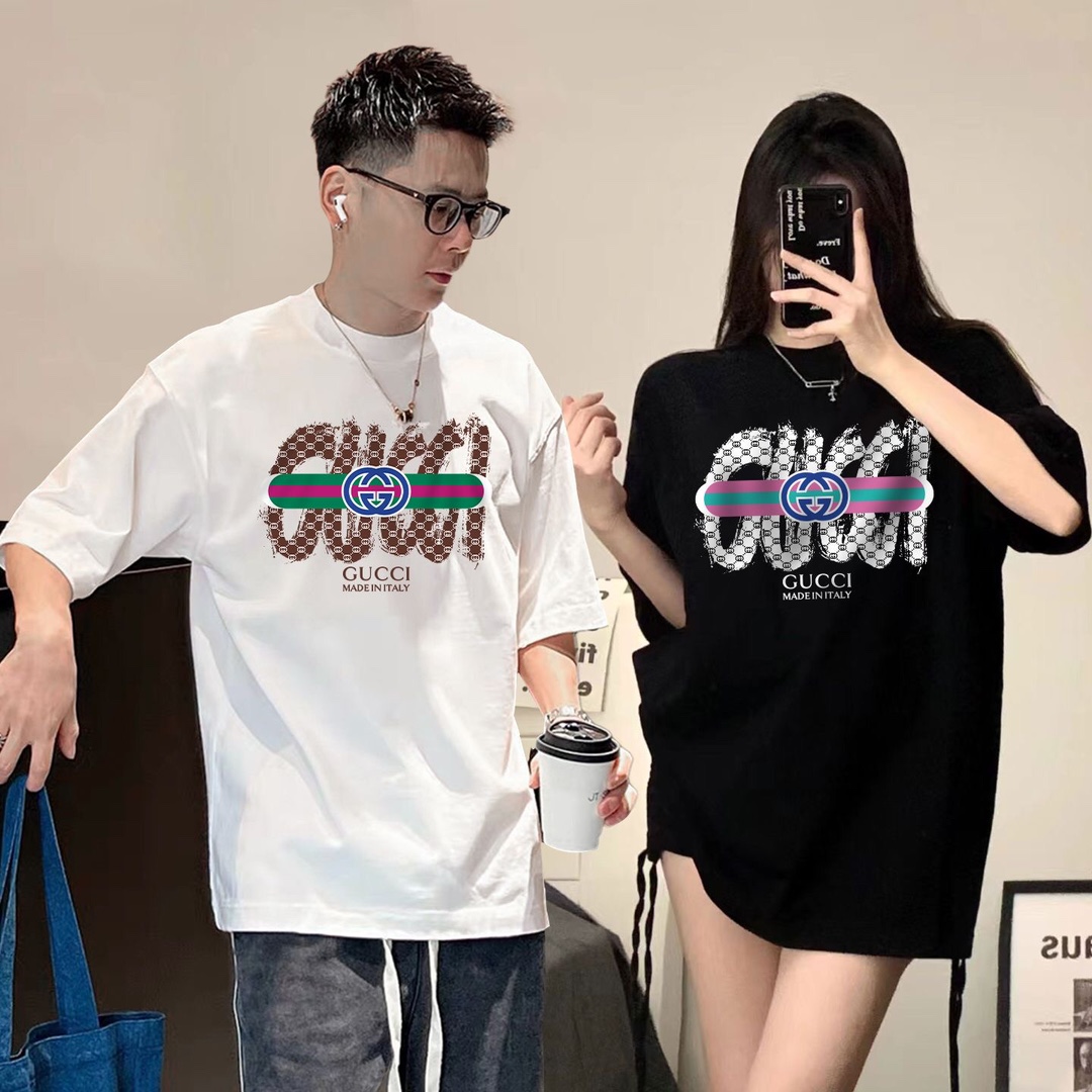 【GUCCI旗艦店】（グッチ）クラシックでスタイリッシュな半袖スウェットシャツ00615