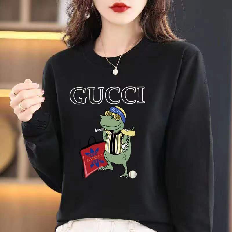 【GUCCI旗艦店】（グッチ）クラシックでスタイリッシュな長袖スウェットシャツ00649