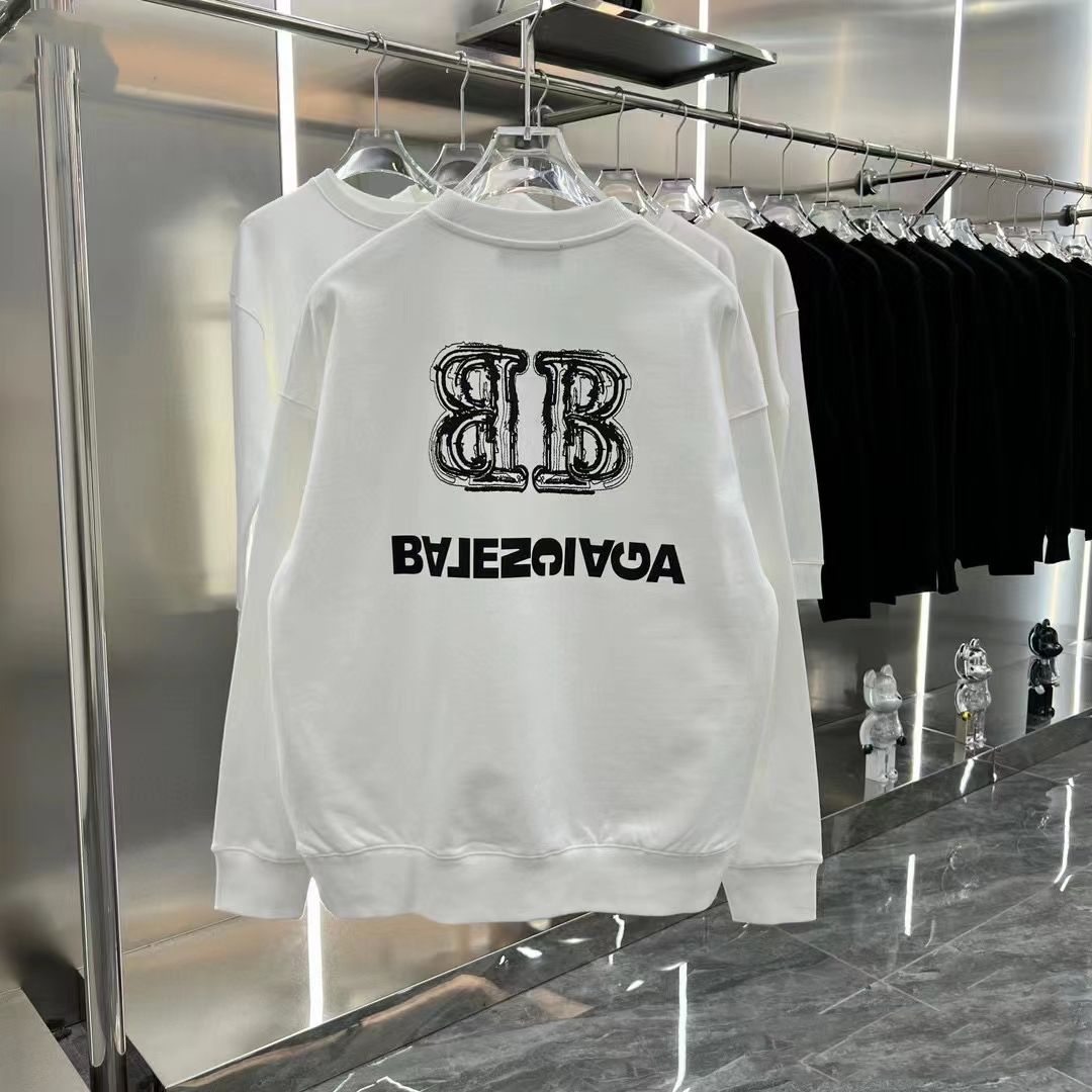 [Copy]【BALENCIAGA旗艦店】（バレンシアガ）クラシックでスタイリッシュな長袖スウェットシャツ00681