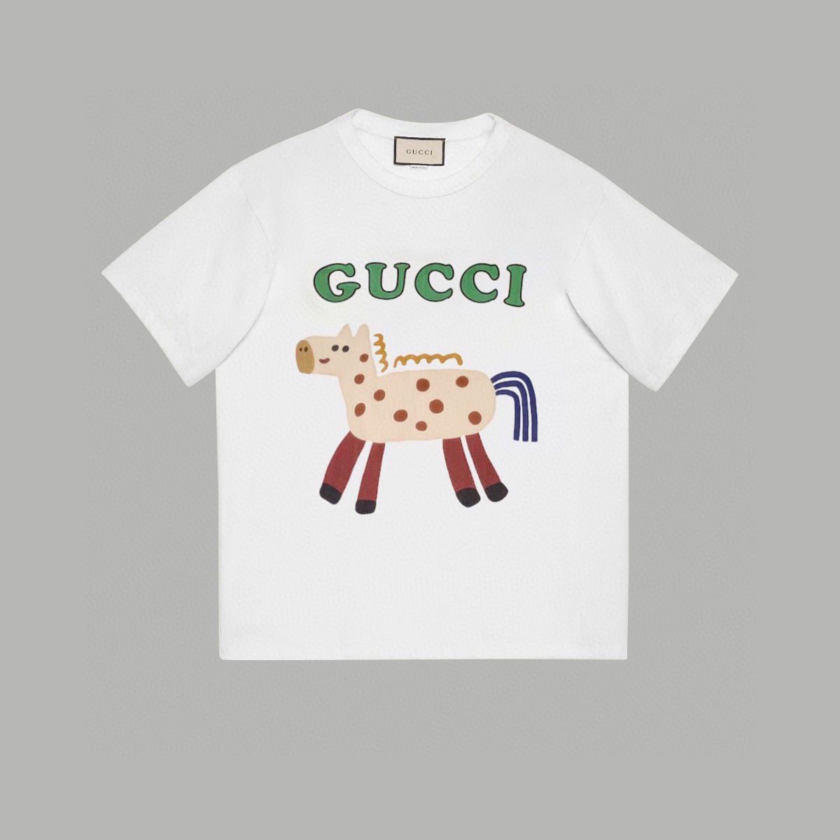 【GUCCI旗艦店】（グッチ）クラシックでスタイリッシュな半袖スウェットシャツ01719