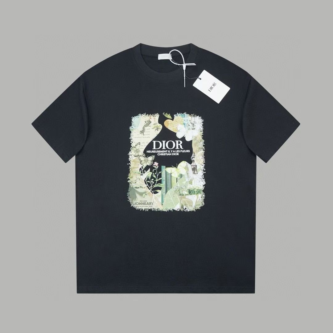 【DIOR旗艦店】（ディオール）クラシックでスタイリッシュな半袖スウェットシャツ00266