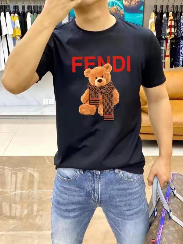 【Fendi旗艦店】（フェンディ）クラシックでスタイリッシュな半袖スウェットシャツ01417