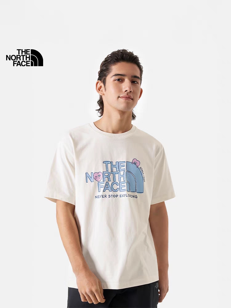 【The North Face旗艦店】（ザ・ノース・フェイス）クラシックでスタイリッシュな半袖スウェットシャツ01628