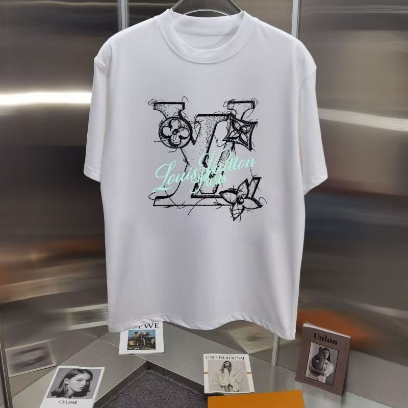 【LV旗艦店】（ルイ・ヴィトン）クラシックでスタイリッシュな半袖スウェットシャツ00114