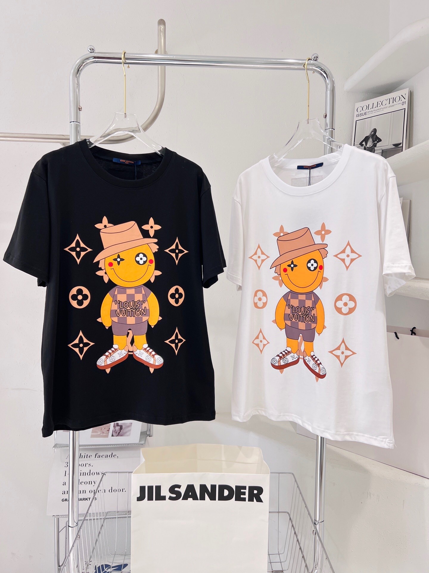 【LV旗艦店】（ルイ・ヴィトン）クラシックでスタイリッシュな半袖スウェットシャツ00302