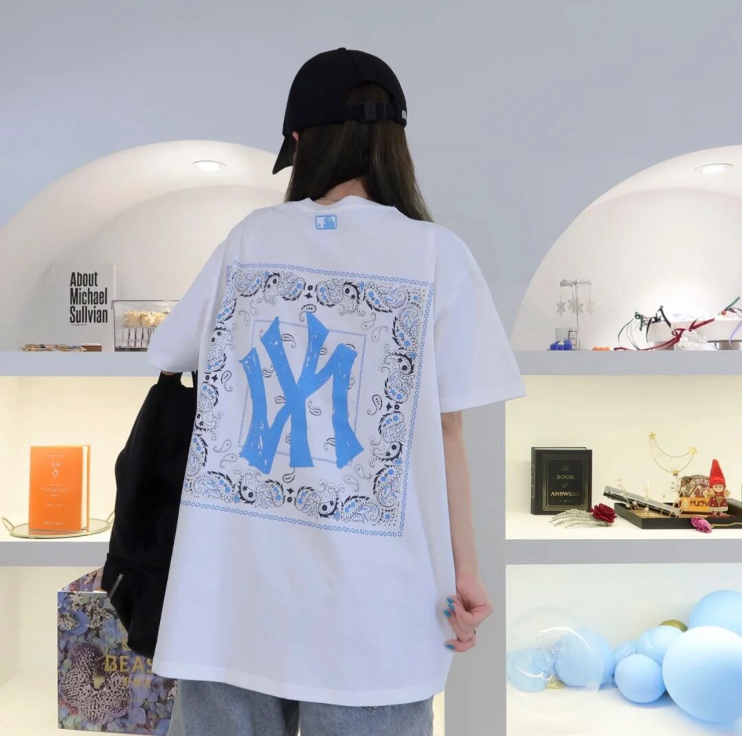 【MLB旗艦店】（エムエルビー）クラシックでスタイリッシュな半袖スウェットシャツ00660