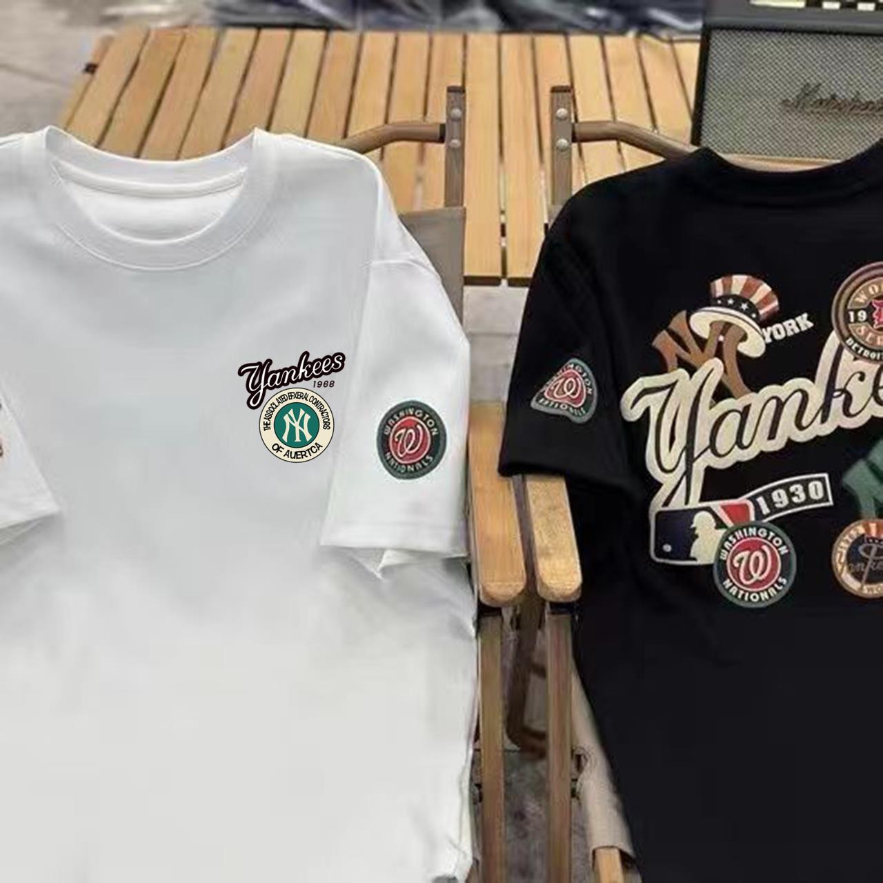 【MLB旗艦店】（エムエルビー）クラシックでスタイリッシュな半袖スウェットシャツ00661