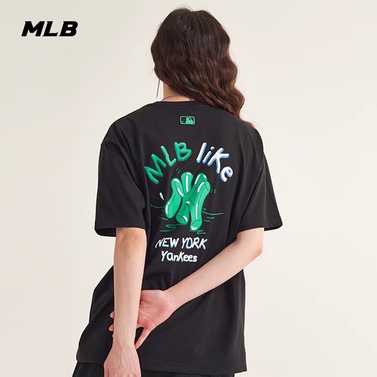 【MLB旗艦店】（エムエルビー）クラシックでスタイリッシュな半袖スウェットシャツ00665