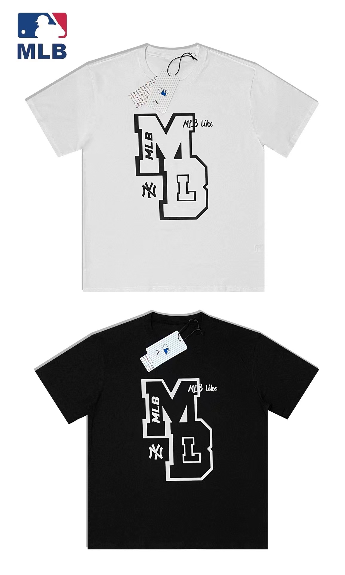 【MLB旗艦店】（エムエルビー）クラシックでスタイリッシュな半袖スウェットシャツ00666