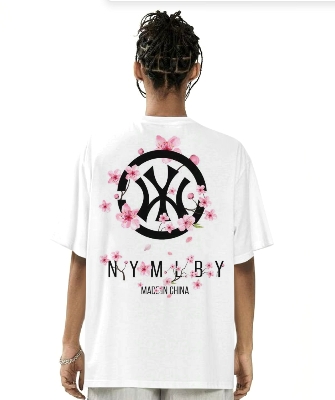 【MLB旗艦店】（エムエルビー）クラシックでスタイリッシュな半袖スウェットシャツ01824