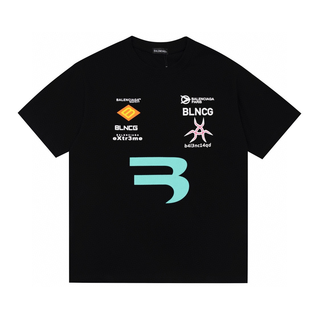 【BALENCIAGA旗艦店】（バレンシアガ）クラシックでスタイリッシュな半袖スウェットシャツ01151