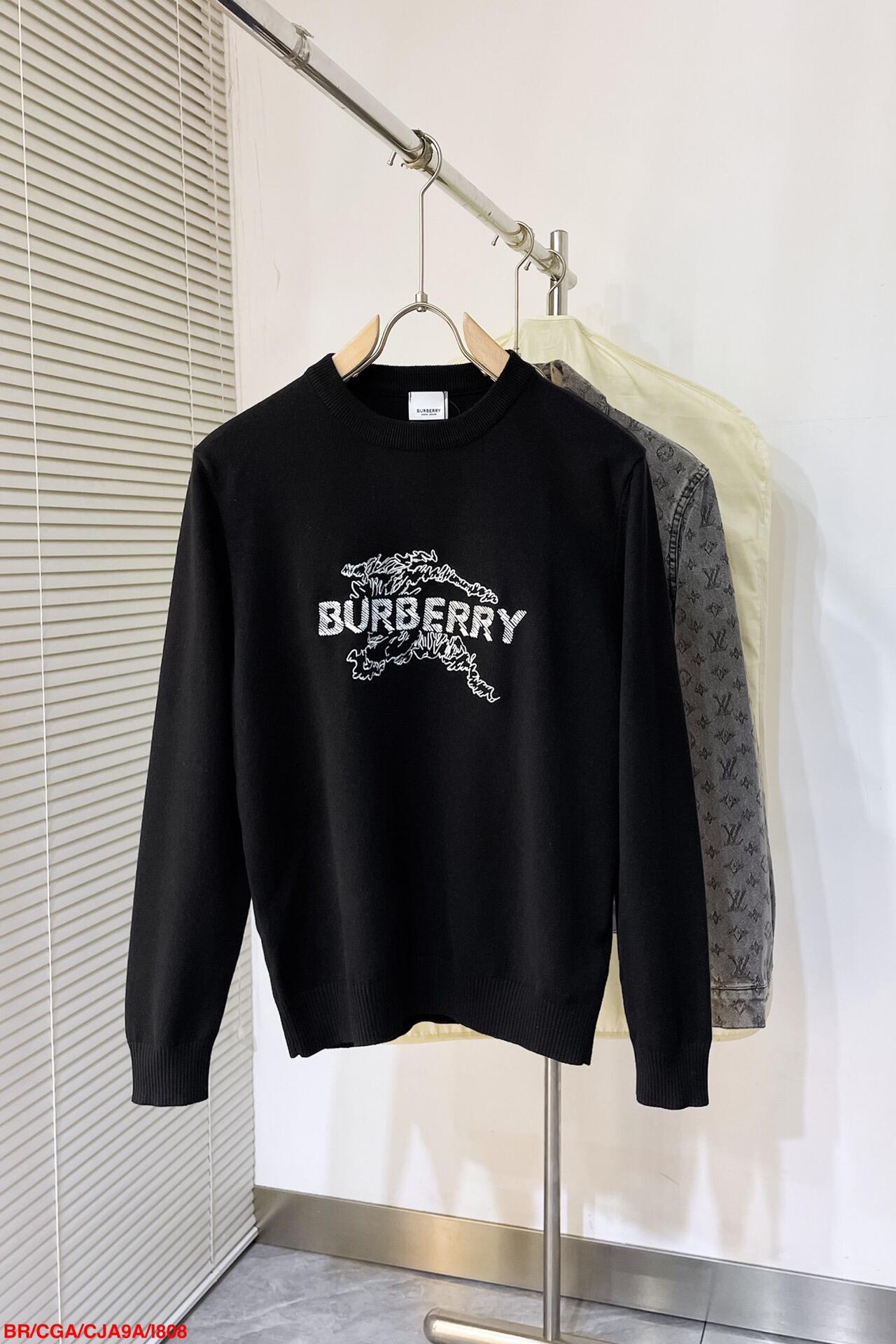 【BURBERRY旗艦店】（バーバリー）クラシックでスタイリッシュな長袖スウェットシャツ00042