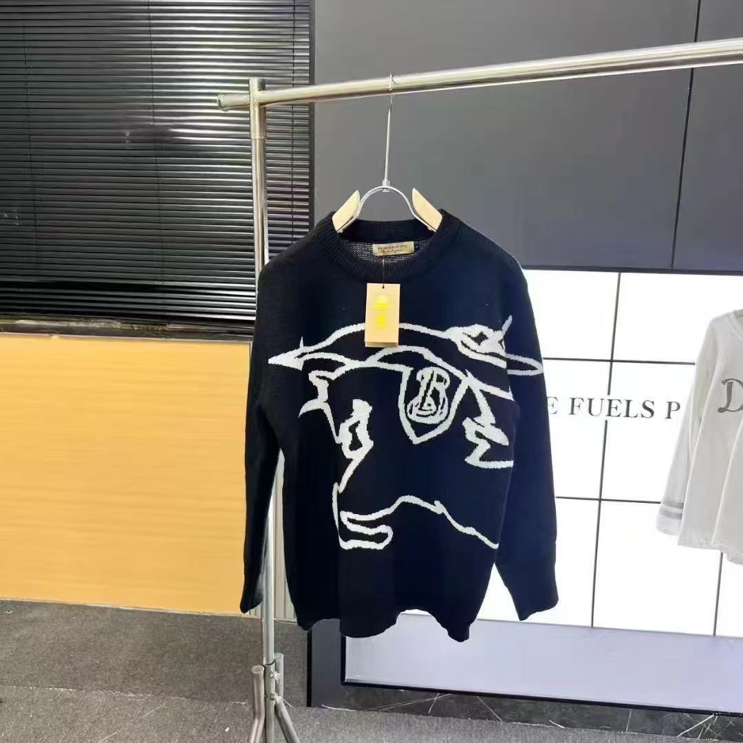 【BURBERRY旗艦店】（バーバリー）クラシックでスタイリッシュな長袖スウェットシャツ00074