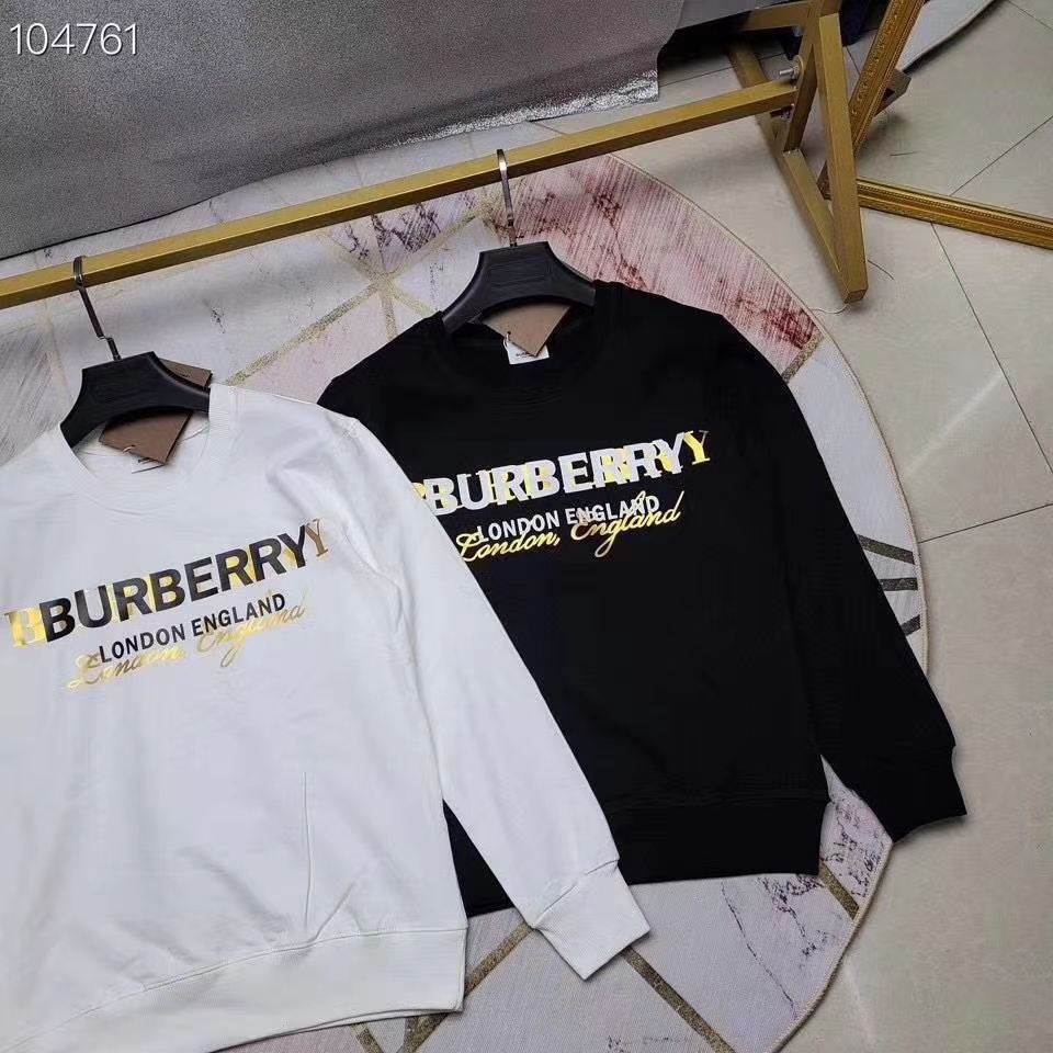 【BURBERRY旗艦店】（バーバリー）クラシックでスタイリッシュな長袖スウェットシャツ01680
