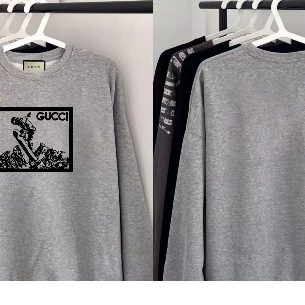 【GUCCI旗艦店】（グッチ）クラシックでスタイリッシュな長袖スウェットシャツ00097