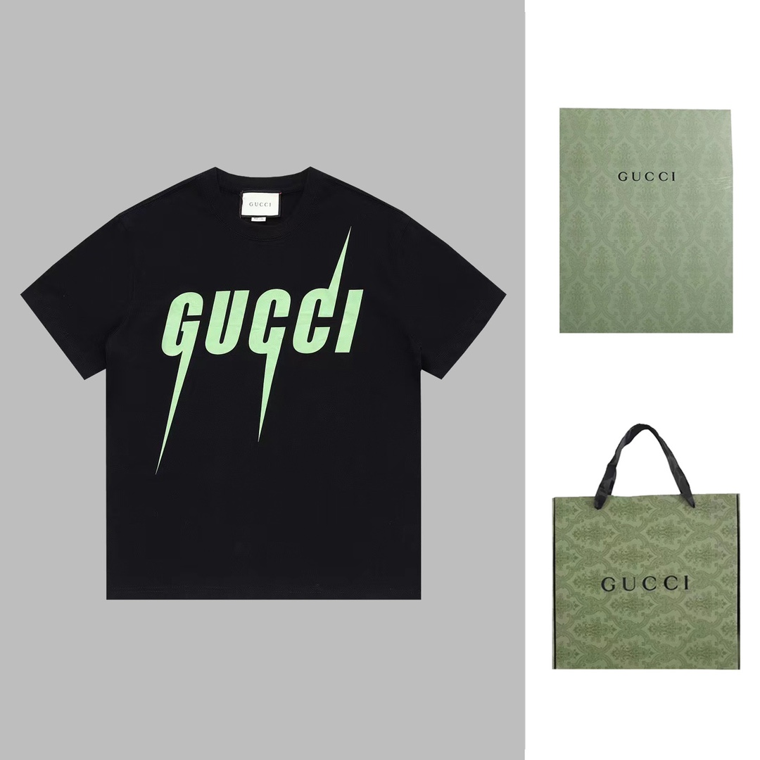 【GUCCI旗艦店】（グッチ）クラシックでスタイリッシュな半袖スウェットシャツ00455