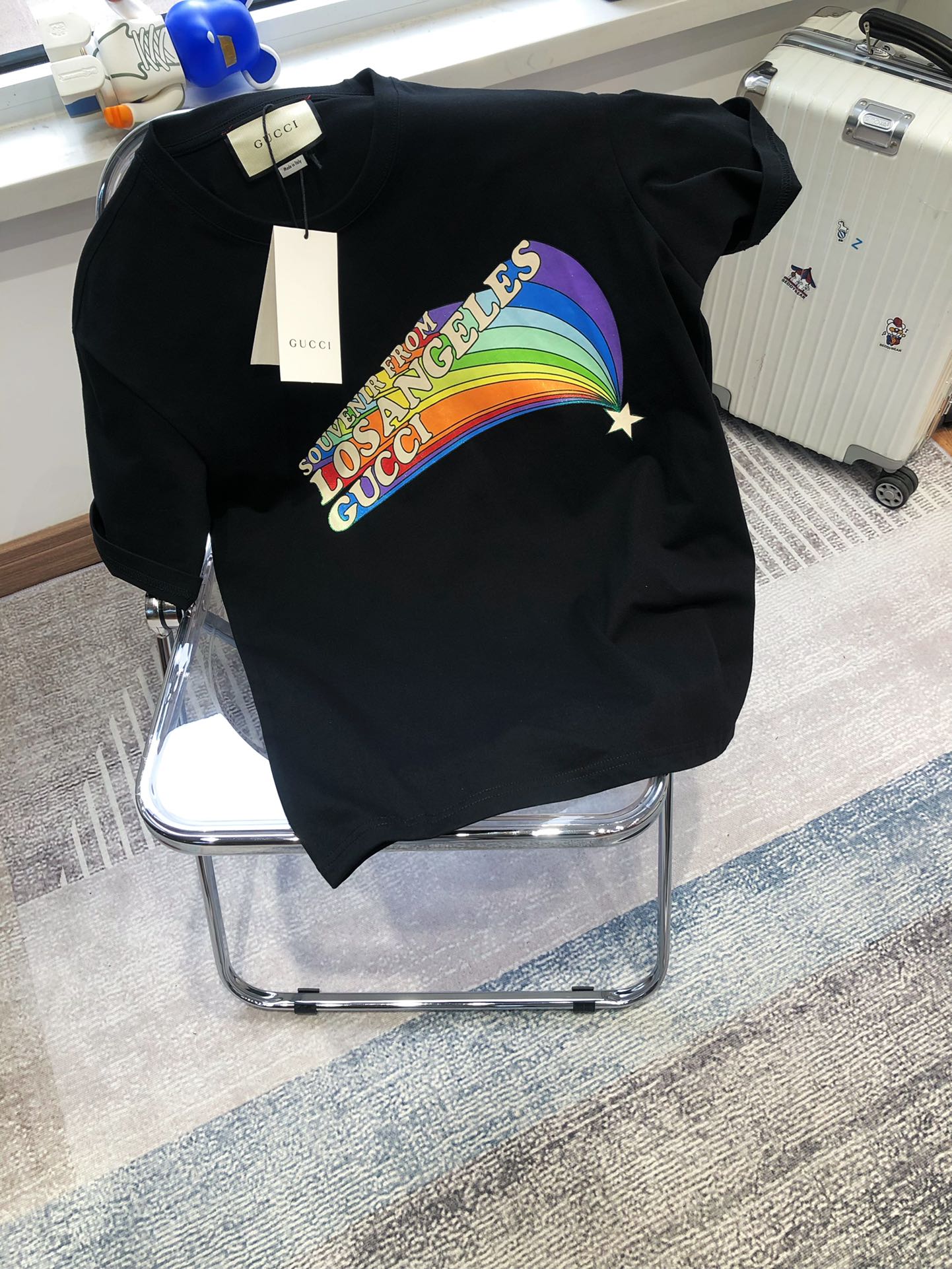 【GUCCI旗艦店】（グッチ）クラシックでスタイリッシュな半袖スウェットシャツ00627