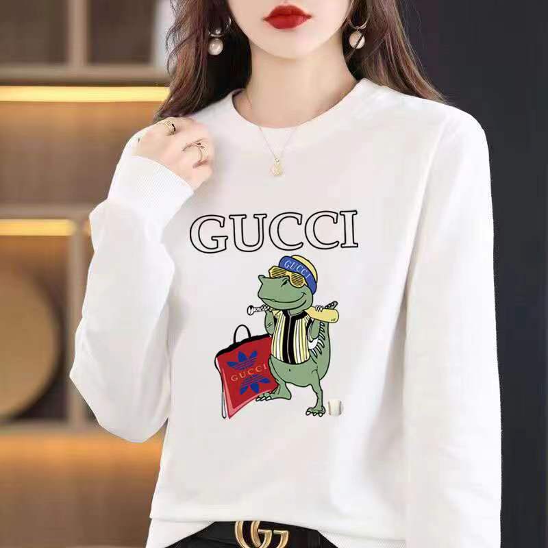 【GUCCI旗艦店】（グッチ）クラシックでスタイリッシュな長袖スウェットシャツ00649