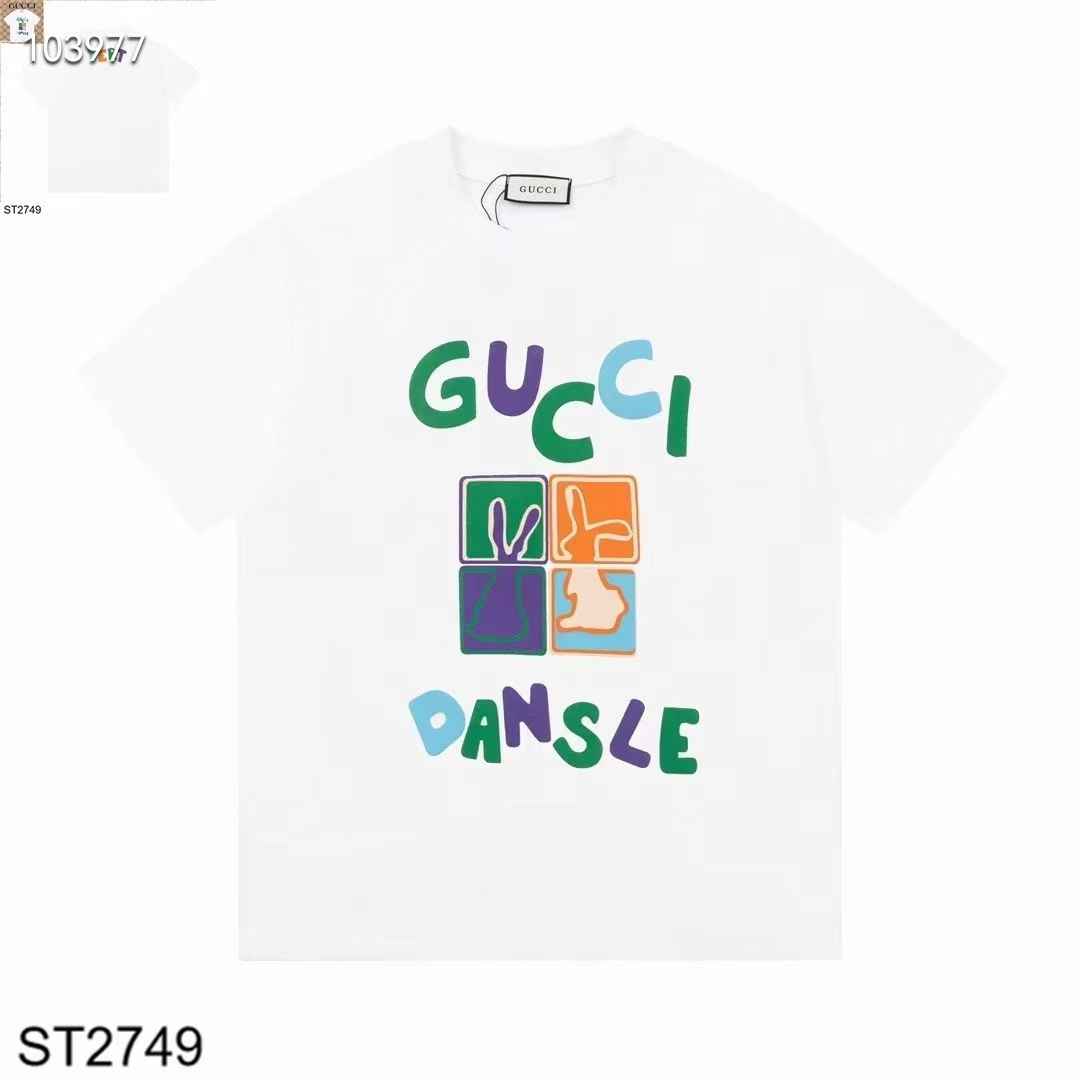 【GUCCI旗艦店】（グッチ）クラシックでスタイリッシュな半袖スウェットシャツ01131