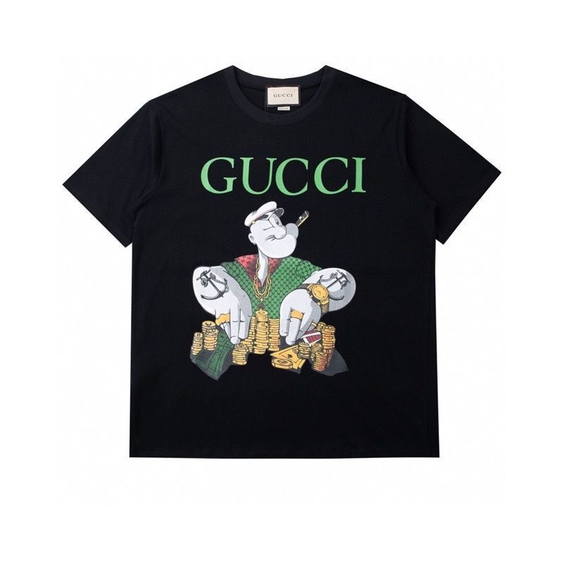 【GUCCI旗艦店】（グッチ）クラシックでスタイリッシュな半袖スウェットシャツ01302