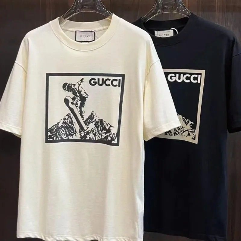 【GUCCI旗艦店】（グッチ）クラシックでスタイリッシュな半袖スウェットシャツ01661