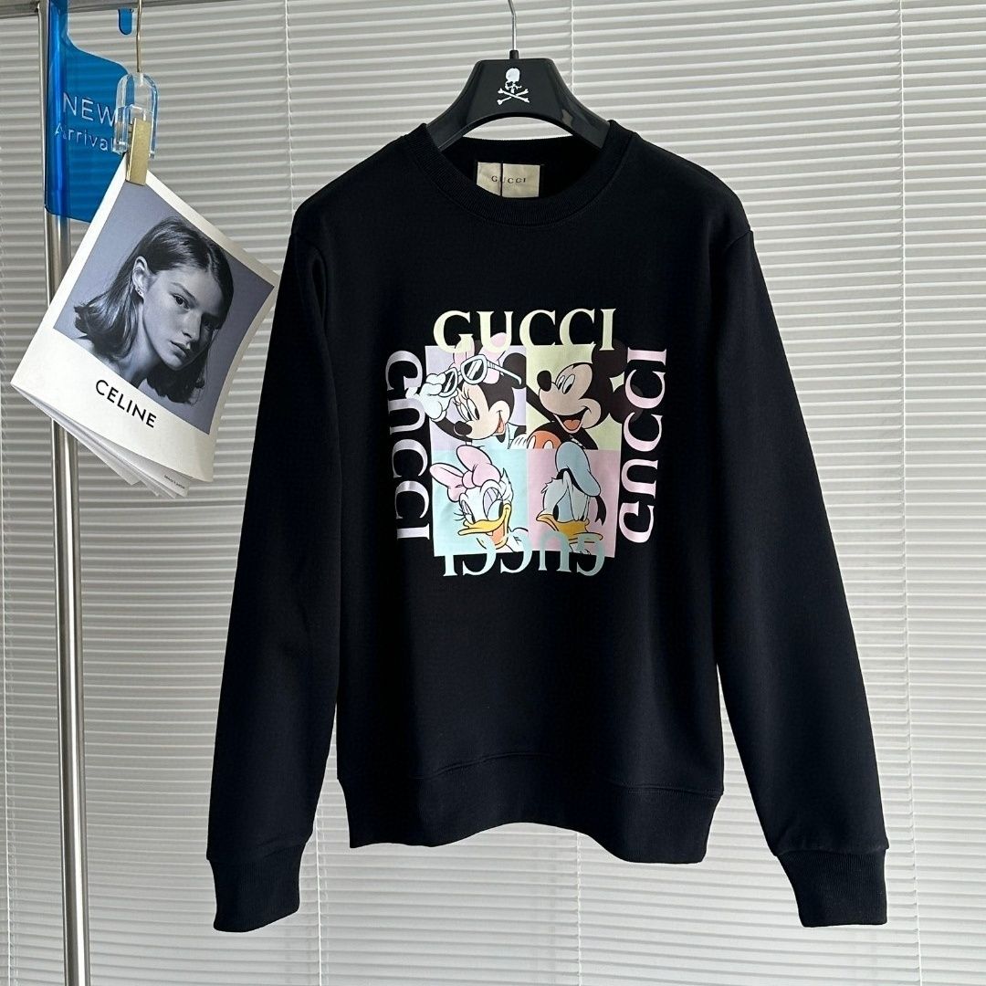 【GUCCI旗艦店】（グッチ）クラシックでスタイリッシュな長袖スウェットシャツ01880