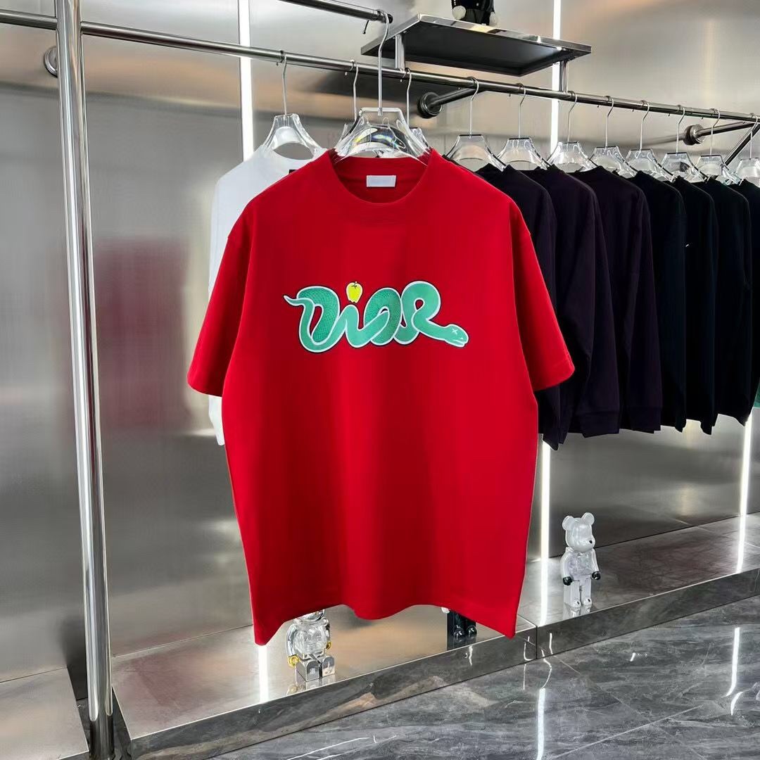 【DIOR旗艦店】（ディオール）クラシックでスタイリッシュな半袖スウェットシャツ00528