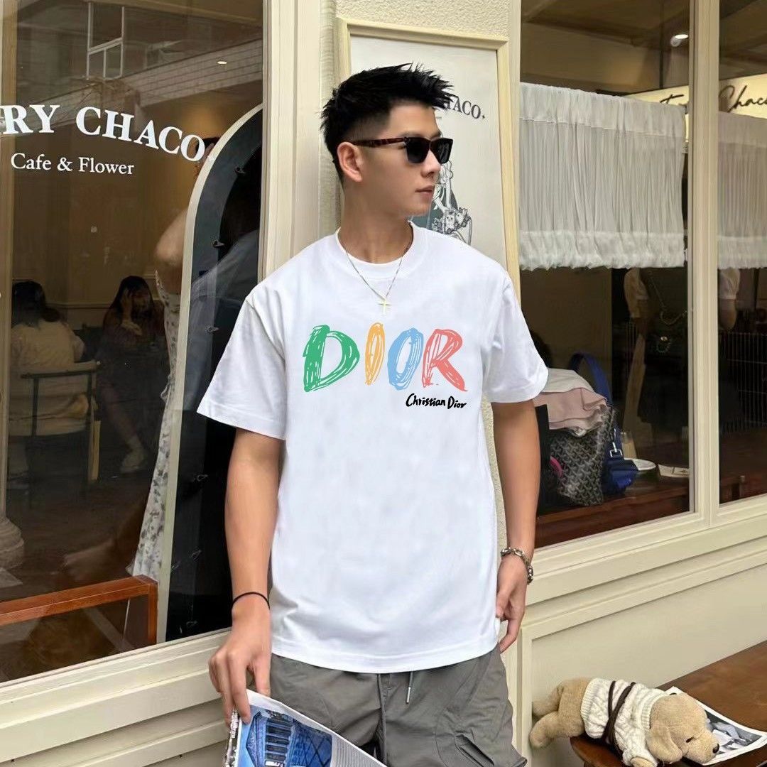 【DIOR旗艦店】（ディオール）クラシックでスタイリッシュな半袖スウェットシャツ01284