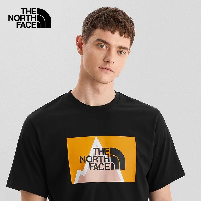 【The North Face旗艦店】（ザ・ノース・フェイス）クラシックでスタイリッシュな半袖スウェットシャツ01332